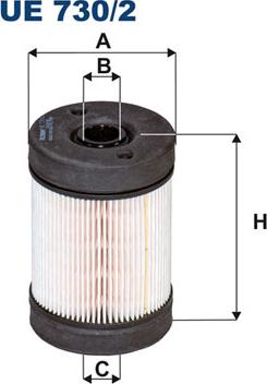 Filtron UE730/2 - Хидроксикарбамиден (урея) филтър vvparts.bg