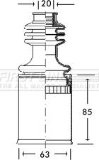 First Line FCB2654 - Маншон, полуоска vvparts.bg