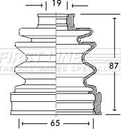 First Line FCB2742 - Маншон, полуоска vvparts.bg