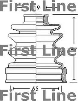 First Line FCB2751 - Маншон, полуоска vvparts.bg