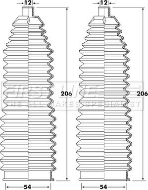 First Line FSG3404 - Комплект маншон, кормилно управление vvparts.bg