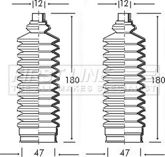 First Line FSG3001 - Комплект маншон, кормилно управление vvparts.bg