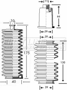 First Line FSG3162 - Комплект маншон, кормилно управление vvparts.bg