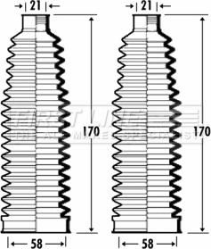 First Line FSG3356 - Комплект маншон, кормилно управление vvparts.bg