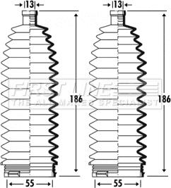 First Line FSG3360 - Комплект маншон, кормилно управление vvparts.bg