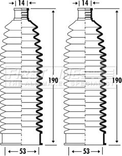 First Line FSG3362 - Комплект маншон, кормилно управление vvparts.bg