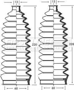 First Line FSG3243 - Комплект маншон, кормилно управление vvparts.bg