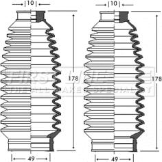 First Line FSG3236 - Комплект маншон, кормилно управление vvparts.bg