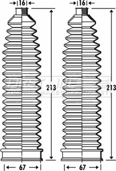 First Line FSG3279 - Комплект маншон, кормилно управление vvparts.bg