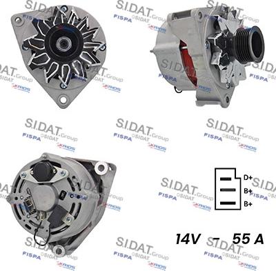 Fispa A12BH0548A2 - Генератор vvparts.bg