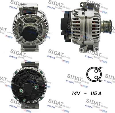 Fispa A12BH0140A2 - Генератор vvparts.bg