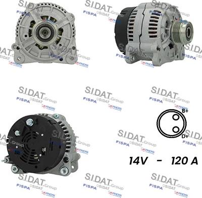 Fispa A12BH0838A2 - Генератор vvparts.bg