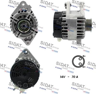 Fispa A12DE0494 - Генератор vvparts.bg