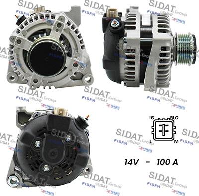 Fispa A12DE0495A2 - Генератор vvparts.bg