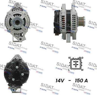 Fispa A12DE0497A2 - Генератор vvparts.bg