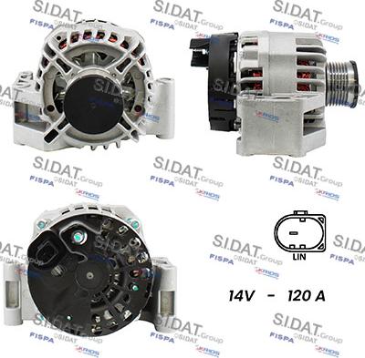 Fispa A12DE0407A2 - Генератор vvparts.bg