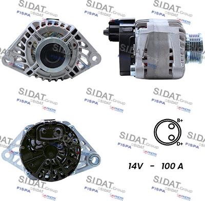 Fispa A12DE0003 - Генератор vvparts.bg