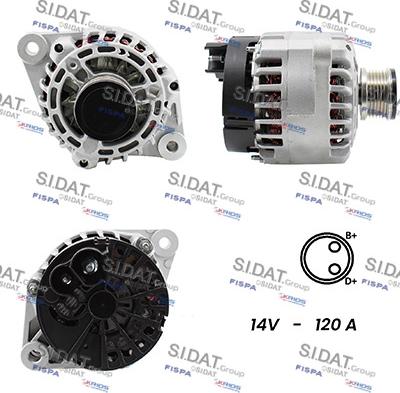 Fispa A12DE0016A2 - Генератор vvparts.bg