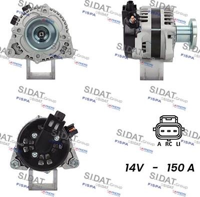 Fispa A12DE0153A2 - Генератор vvparts.bg