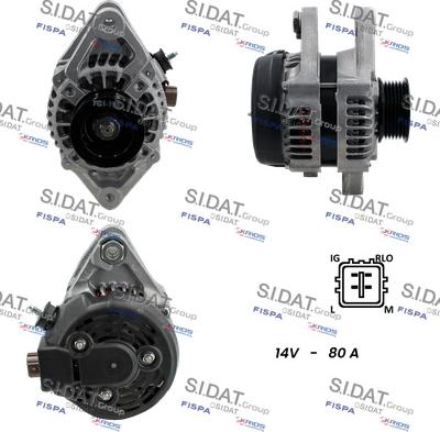 Fispa A12DE0239 - Генератор vvparts.bg