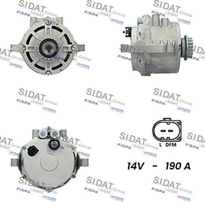 Fispa A12HT0830A2 - Генератор vvparts.bg