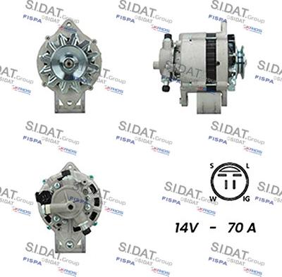 Fispa A12HT0354A2 - Генератор vvparts.bg