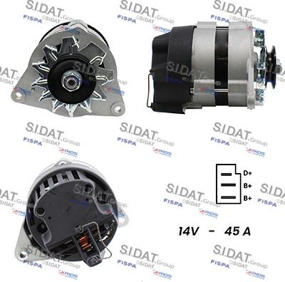 Fispa A12LU0058A2 - Генератор vvparts.bg