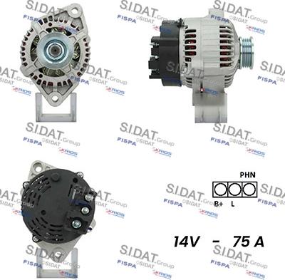 Fispa A12MA0940A2 - Генератор vvparts.bg