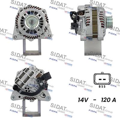 Fispa A12MH0809A2 - Генератор vvparts.bg