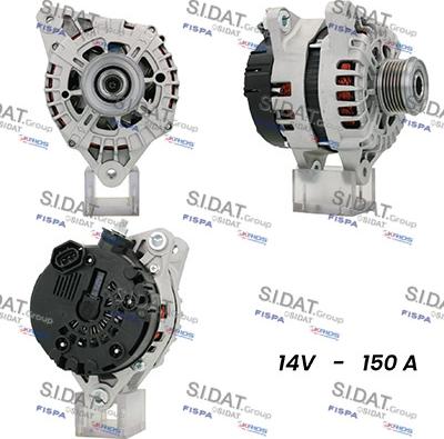 Fispa A12VA0680A2 - Генератор vvparts.bg