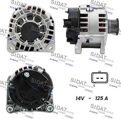 Fispa A12VA0042A2 - Генератор vvparts.bg