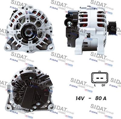 Fispa A12VA0025A2 - Генератор vvparts.bg