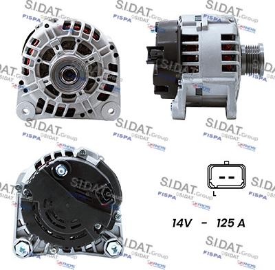 Fispa A12VA0020A2 - Генератор vvparts.bg