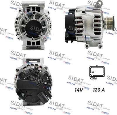 Fispa A12VA0135 - Генератор vvparts.bg