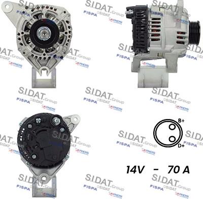 Fispa A12VA0389A2 - Генератор vvparts.bg