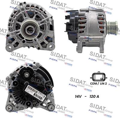 Fispa A12VA1245 - Генератор vvparts.bg