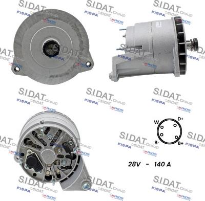 Fispa A24BH0033A2 - Генератор vvparts.bg