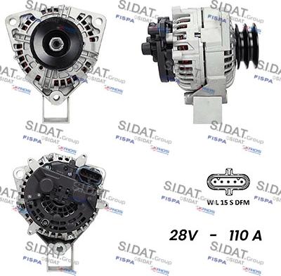 Fispa A24BH0100AS - Генератор vvparts.bg