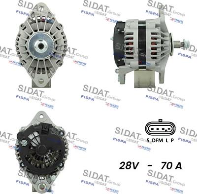 Fispa A24DR0075 - Генератор vvparts.bg