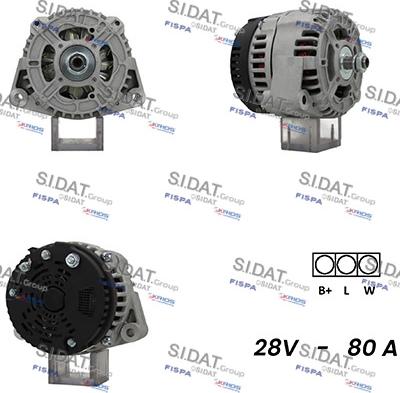 Fispa A24ML0125A2 - Генератор vvparts.bg