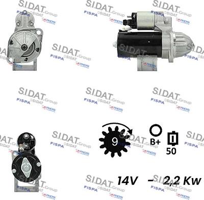 Fispa S12BH0483A2 - Стартер vvparts.bg