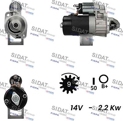 Fispa S12BH0424A2 - Стартер vvparts.bg