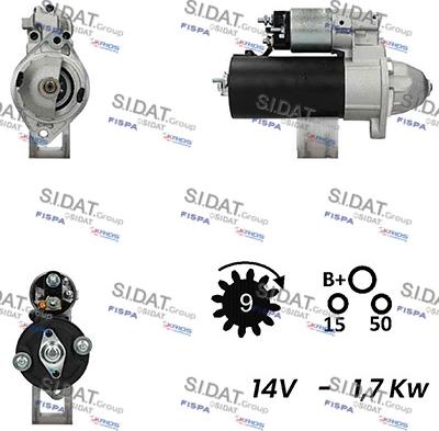 Fispa S12BH0427A2 - Стартер vvparts.bg