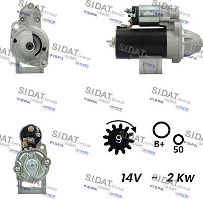 Fispa S12BH0532A2 - Стартер vvparts.bg