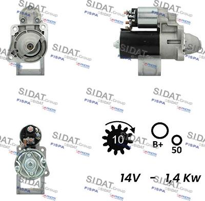 Fispa S12BH0694A2 - Стартер vvparts.bg