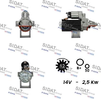 Fispa S12BH0698A2 - Стартер vvparts.bg