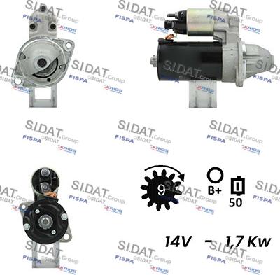 Fispa S12BH0609 - Стартер vvparts.bg