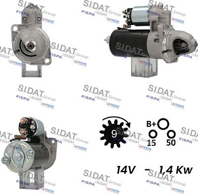 Fispa S12BH0603A2 - Стартер vvparts.bg