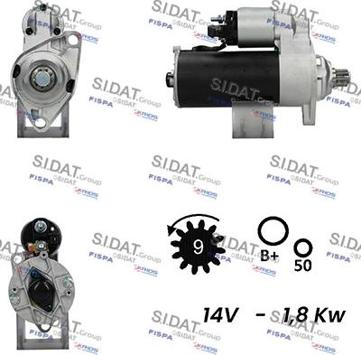 Fispa S12BH0628A2 - Стартер vvparts.bg