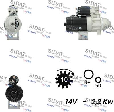 Fispa S12BH0675A2 - Стартер vvparts.bg